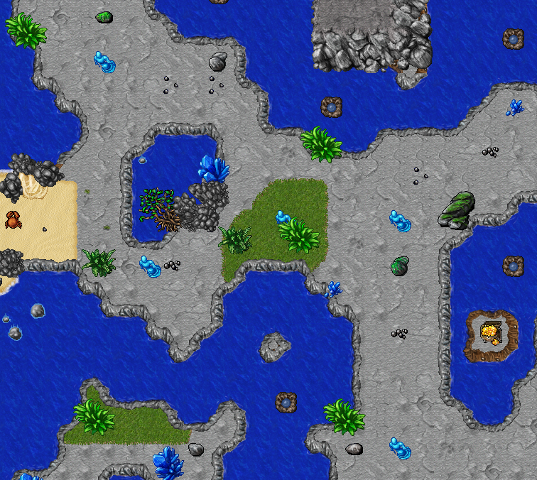 Small Cave Water Elemental – wnętrze jaskini